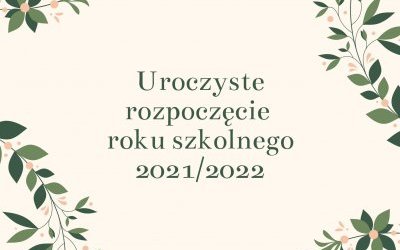 Rozpoczęcie roku szkolnego