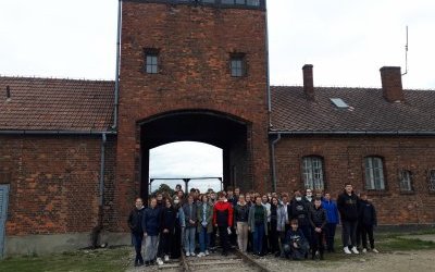 Klasy ósme w Muzeum Auschwitz-Birkenau