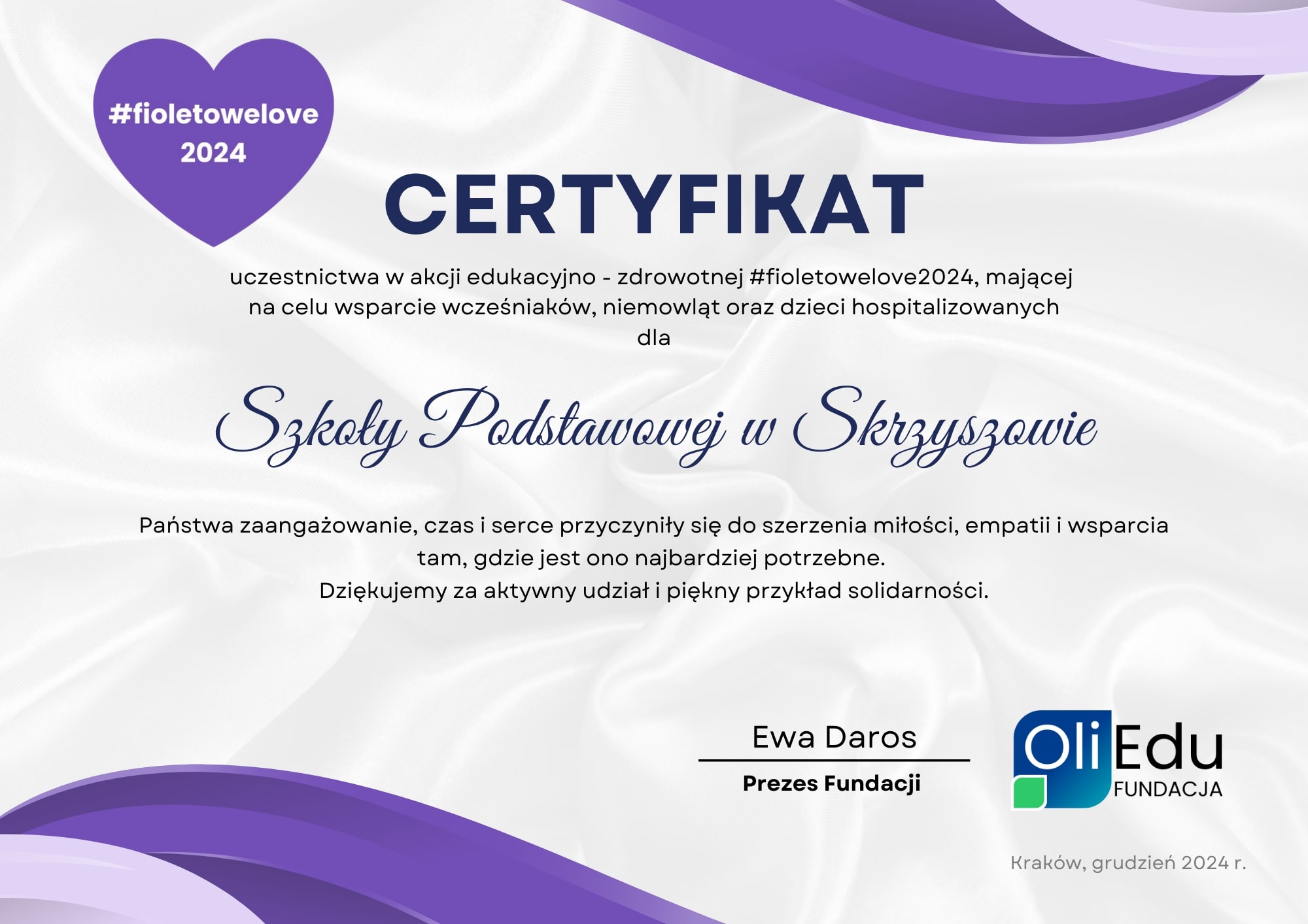 certyfikat certyfikat