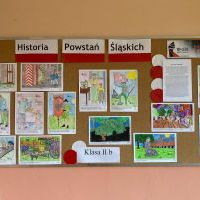 Dzieci przygotowujące prace związane z rocznicą wybuchu III Powstania Śląskiego (5)