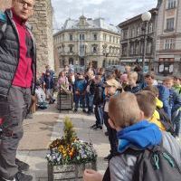 Uczniowie klas czwartych w czasie wyjazdu do Bielska. (16)