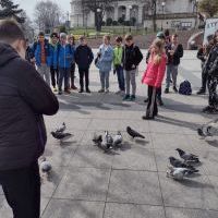 Uczniowie klas czwartych w czasie wyjazdu do Bielska. (18)