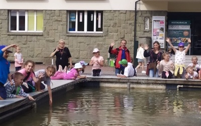 Uczniowie klas pierwszy w czasie wyjazdu w Beskidy (20)