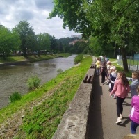 Uczniowie klas pierwszy w czasie wyjazdu w Beskidy (4)