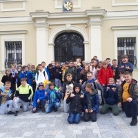 Uczniowie klas piątych na wycieczce w Wodzisławiu. (5)