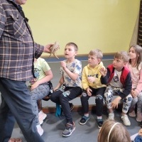 Żywa lekcja przyrody z panem Pająkiem (4)