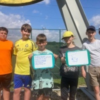 Uczniowie klasy 5a w czasie spotkań integracyjnych. (2)
