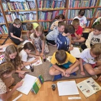 Wizyta uczniów w filii nr 2 Gminnej Biblioteki Publicznej  (5)